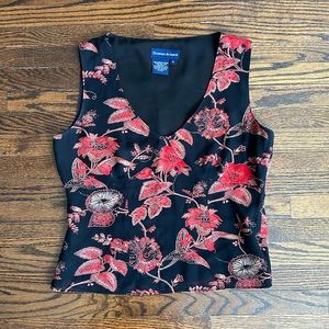 Vintage Floral Blouse